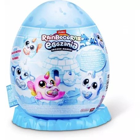 ריינבוקורן ביצת הפתעה קרח Rainbocorns Eggzania Frozen Mania