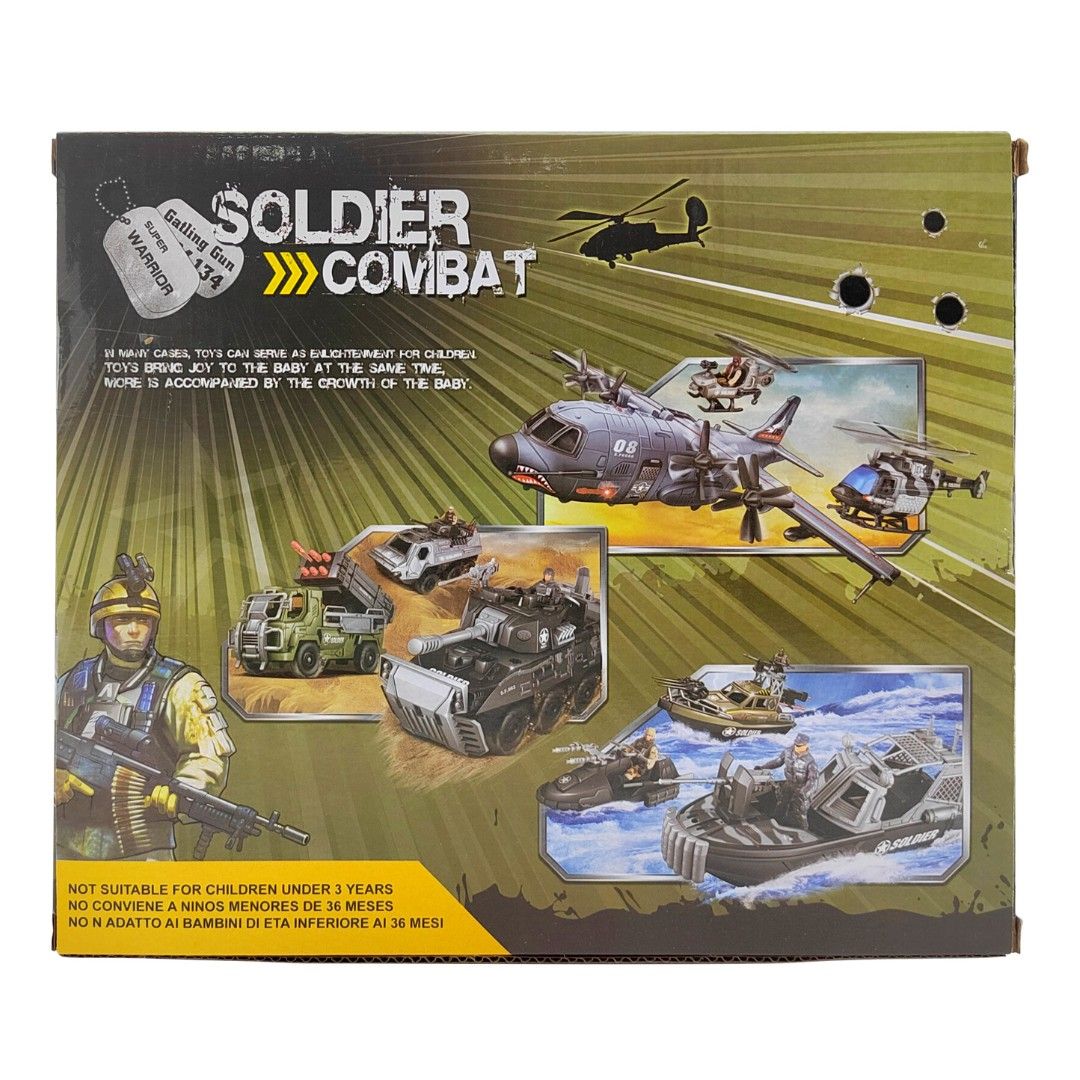 Soldier Combat – ערכת לוחם עם דמות ואביזרים