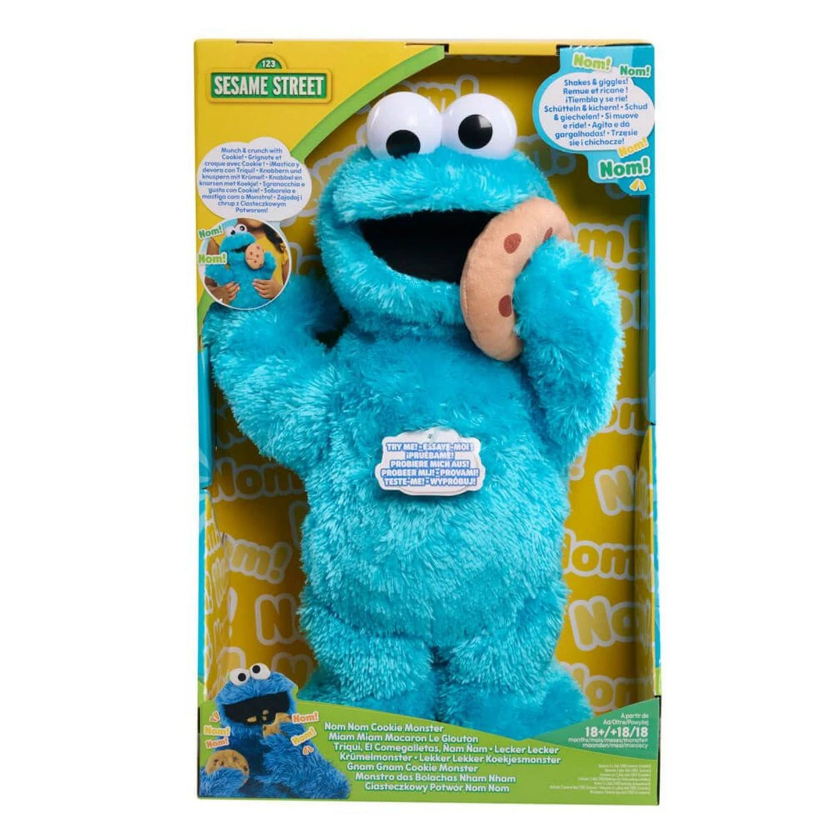בובת עוגיפלצת אינטראקטיבית Sesame Street