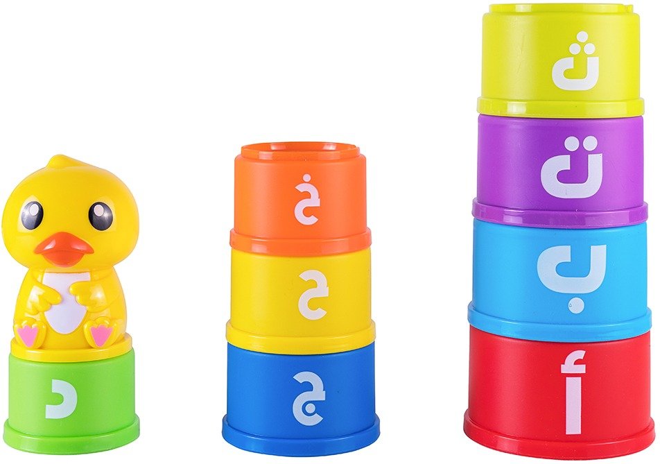 מגדל כוסות ברווז ערבית מבית Spark Toys ספרק טויס - בייבי סמייל
