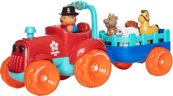 טרקטור חוות החיות מדבר ערבית מבית Spark Toys ספרק טויס - בייבי סמייל