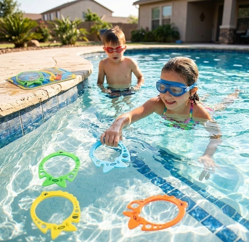 טבעות דגים לצלילה Water Game