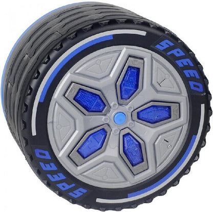 City Action X8 Racers – מסלול מכוניות בצורת גלגל עם 8 רכבים